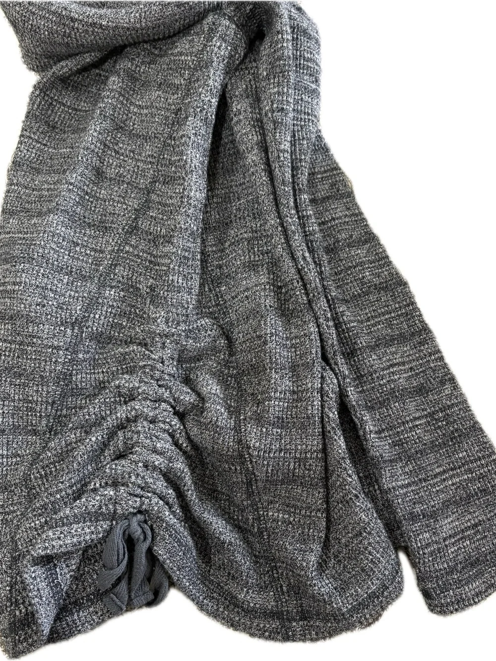 J.Jill Pure Jill Marled Cowl Turtleneck Pullover Sweater Side Lace-Up Size Small - Picture 5 of 6